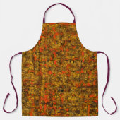 Virtuelle Baumrinde, mit Farbtönen lebender Korall Schürze (Vorderseite)