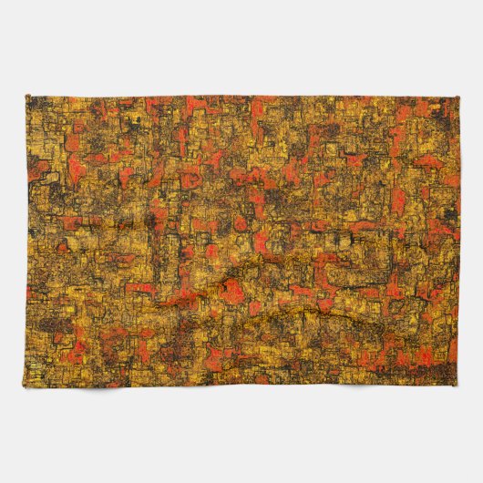 Virtuelle Baumrinde, mit Farbtönen von lebenden Ko Geschirrtuch (Horizontal)