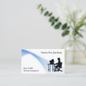 Virtuelle behilfliche Visitenkarte (Stehend Vorderseite)