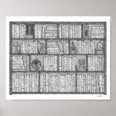 virtuelle Bibliothek #10 Poster (Vorne)