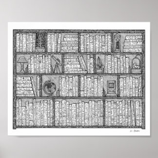 virtuelle Bibliothek #10 Poster