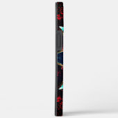 Virtuelle Blume auf Korallen, aufgeschlossen und r Case-Mate iPhone Hülle (Rückseite / Rechts)