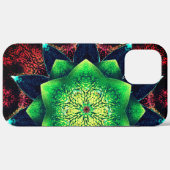 Virtuelle Blume auf Korallen, aufgeschlossen und r Case-Mate iPhone Hülle (Rückseite (Horizontal))