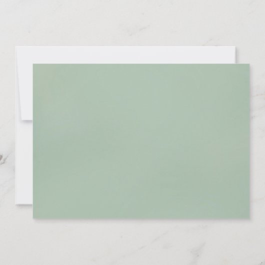 Virtuelle Dusche Eucalyptus Wasserfarben Einladung (Rückseite)