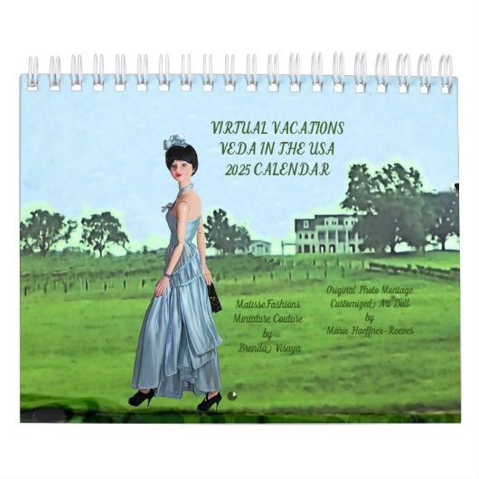 Virtuelle Ferien: Veda in den USA, Kalender 2025 (Titelbild)