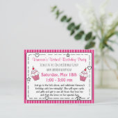 Virtuelle Geburtstagsparty Postkarte (Stehend Vorderseite)