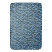 Virtuelle, graublaue, rustikale Keramik mit Mängel Badematte (Vorderseite Vertikal)