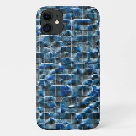 Virtuelle, graublaue, rustikale Keramik mit Mängel Case-Mate iPhone Hülle (Rückseite)