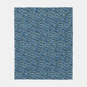 Virtuelle, graublaue, rustikale Keramik mit Mängel Fleecedecke (Vorderseite)