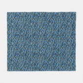 Virtuelle, graublaue, rustikale Keramik mit Mängel Fleecedecke (Vorderseite (Horizontal))