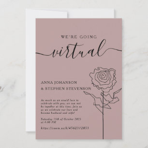 Virtuelle Hochzeitseinladung Einladung