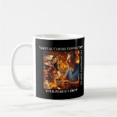 Virtuelle Kaffeeverbindung Kaffeetasse (Links)