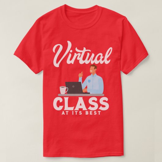 Virtuelle Klasse T-Shirt (Design vorne)