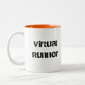 Virtuelle Läufer-Tasse Zweifarbige Tasse (Links)