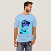 Virtuelle Leiterbahnen für digitale Zeichen T-Shirt (Vorne ganz)