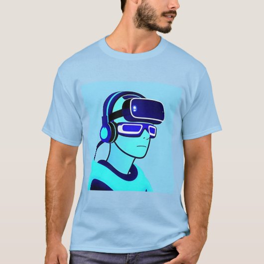 Virtuelle Leiterbahnen für digitale Zeichen T-Shirt (Vorderseite)