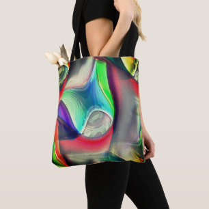 Virtuelle psychedelisch-metallische Rüstung recyce Tasche