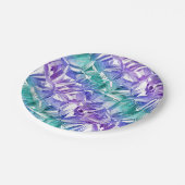 virtuelle Realität auf weiß : Pappteller (Schrägansicht)