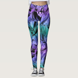 virtuelle Realität, dunkler Kristallverlauf : Leggings