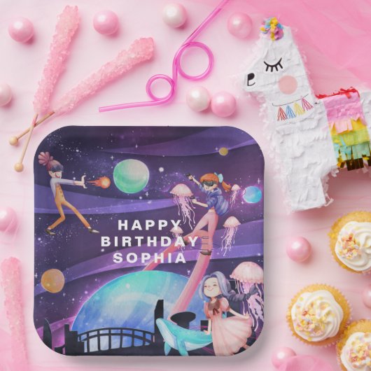 Virtuelle Realität | Gaming Birthday Paper Teller (Party)