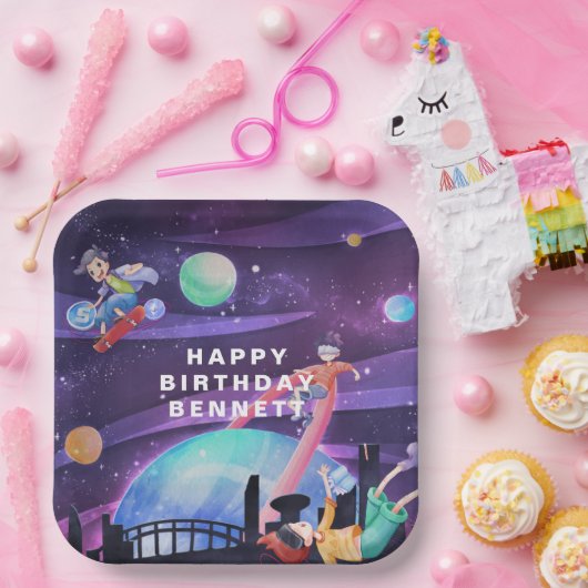 Virtuelle Realität | Gaming Birthday Pappteller (Party)