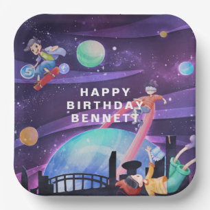Virtuelle Realität   Gaming Geburtstag Pappteller
