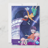 Virtuelle Realität Geburtstagspartei Einladung (Rückseite)