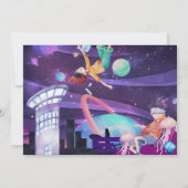 Virtuelle Realität Geburtstagspartei | FOTO Einladung (Rückseite)