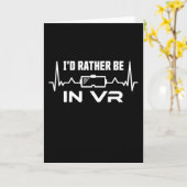 Virtuelle Realität Ich möchte lieber im VR Heartbe Karte (Gelbe Blume)