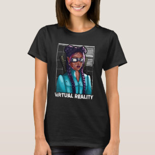 Virtuelle Realität Japanisch Samurai Katana Girl G T-Shirt