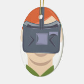 Virtuelle Realität Keramikornament (Links)