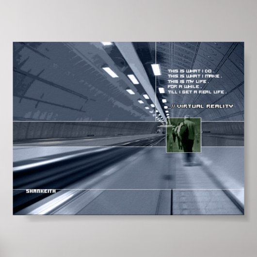 Virtuelle Realität Poster (Vorne)