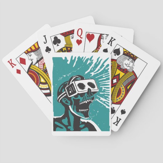 Virtuelle Realität Spielkarten (Rückseite)