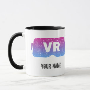 Virtuelle Realität VR Vintage-Gamer-Videobrille Tasse
