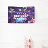 Virtuelle Reality-Gaming-Geburtstagsfeier Willkomm Banner (InSitu)