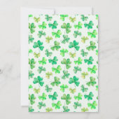 Virtuelle St. Patrick's Day-Feierparty Einladung (Rückseite)