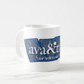 Virtuelle Tarot-Kaffee-Tasse Kaffeetasse (Vorderseite Links)