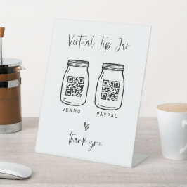 Virtuelle Tipps für die Zahlung kleiner Unternehme Sockelschild