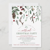 Virtuelle Weihnachtsfeier Einladung (Vorderseite)