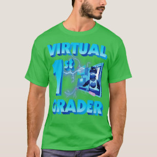 Virtueller 1. Schullehrer freut sich auf S T-Shirt