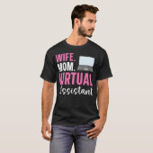 Virtueller Assistent Remote-Arbeit Freelancing T-Shirt (Vorne ganz)