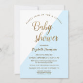 Virtueller Baby-Duschkopf Einladung (Vorderseite)