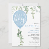 Virtueller Babyduschbummel Einladung (Vorderseite)