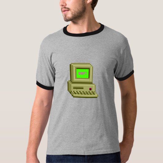 VIRTUELLER COMPUTER DES HOCH-FÜNF T-Shirt (Vorderseite)