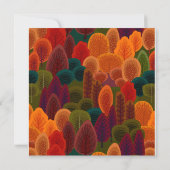 Virtueller Erntedank Herbst in einem Jar Einladung (Rückseite)