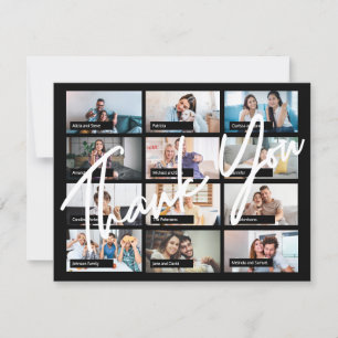 Virtueller Geburtstag Custom 12 Foto elegant danke