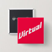 Virtueller | Logo-Knopf Button (Vorne & Hinten)