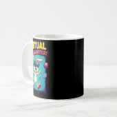 Virtueller Ostereier-Jäger - Lustiger Gamer Bunny Kaffeetasse (Vorderseite Links)