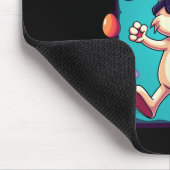 Virtueller Ostereier-Jäger - Lustiger Gamer Bunny  Mousepad (Ecke)