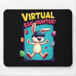 Virtueller Ostereier-Jäger - Lustiger Gamer Bunny  Mousepad